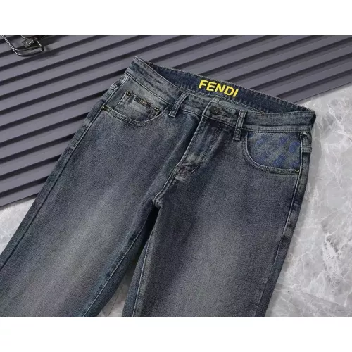Replica Fendi Jeans For Men #1342982 $45.00 USD for Wholesale