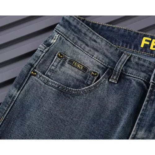 Replica Fendi Jeans For Men #1342982 $45.00 USD for Wholesale