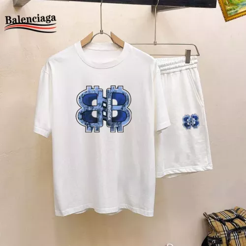Cheap Balenciaga Fashion Tracksuits Short Sleeved For Men #1343071, $$48.00 USD On Balenciaga Fashion Tracksuits