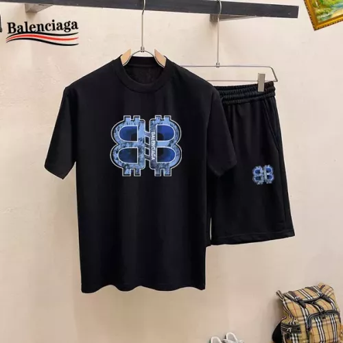 Cheap Balenciaga Fashion Tracksuits Short Sleeved For Men #1343072, $$48.00 USD On Balenciaga Fashion Tracksuits