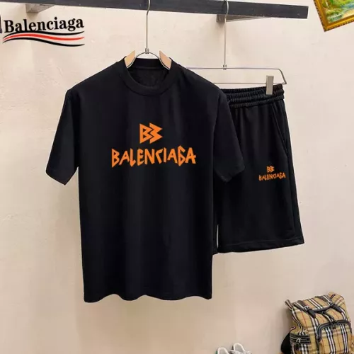 Cheap Balenciaga Fashion Tracksuits Short Sleeved For Men #1343114, $$48.00 USD On Balenciaga Fashion Tracksuits