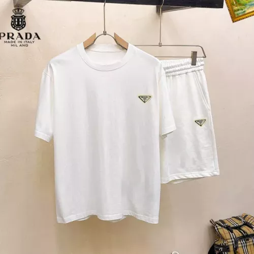 Cheap Prada Tracksuits Short Sleeved For Men #1343117, $$48.00 USD On Prada Tracksuits