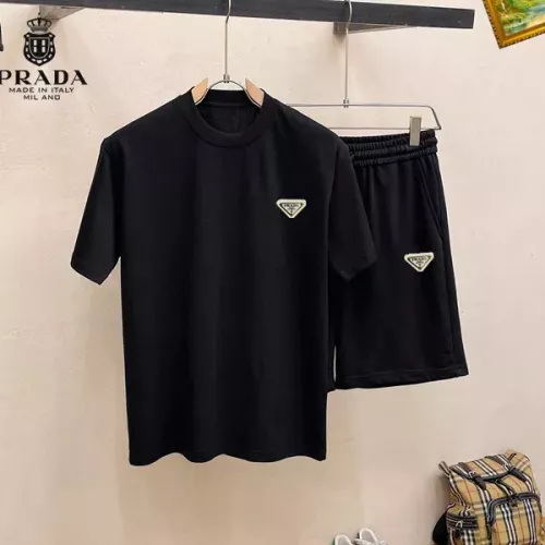 Cheap Prada Tracksuits Short Sleeved For Men #1343118, $$48.00 USD On Prada Tracksuits