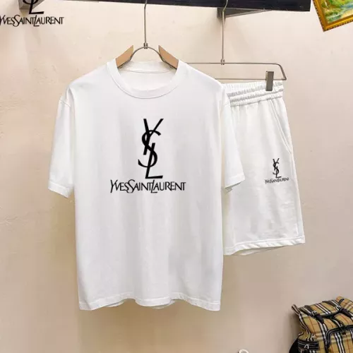 Cheap Yves Saint Laurent YSL Tracksuits Short Sleeved For Men #1343121, $$48.00 USD On Yves Saint Laurent YSL Tracksuits