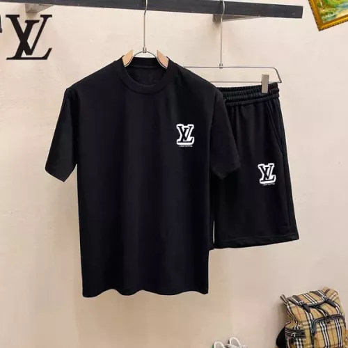 Cheap Louis Vuitton LV Tracksuits Short Sleeved For Men #1343137, $$48.00 USD On Louis Vuitton LV Tracksuits