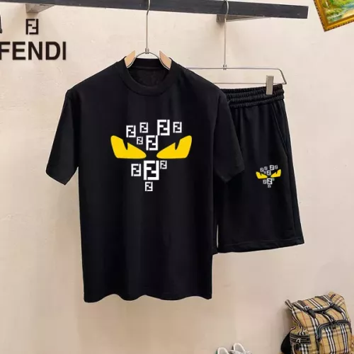 Cheap Fendi Tracksuits Short Sleeved For Men #1343140, $$48.00 USD On Fendi Tracksuits