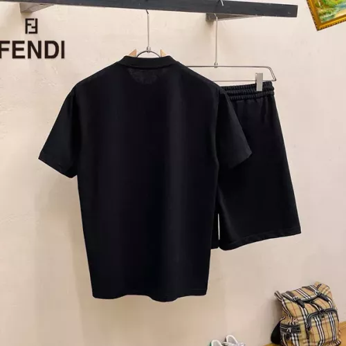 Replica Fendi Tracksuits Short Sleeved For Men #1343140 $48.00 USD for Wholesale