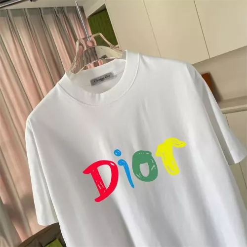 Replica Christian Dior T-Shirts Short Sleeved For Unisex #1343243 $42.00 USD for Wholesale