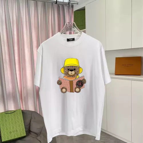 Cheap Fendi T-Shirts Short Sleeved For Unisex #1343271, $$42.00 USD On Fendi T-Shirts
