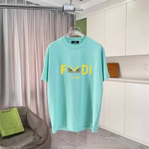 Cheap Fendi T-Shirts Short Sleeved For Unisex #1343280, $$42.00 USD On Fendi T-Shirts