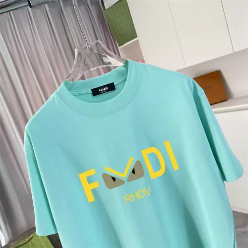 Replica Fendi T-Shirts Short Sleeved For Unisex #1343280 $42.00 USD for Wholesale