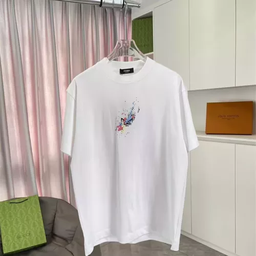 Replica Fendi T-Shirts Short Sleeved For Unisex #1343283 $42.00 USD for Wholesale
