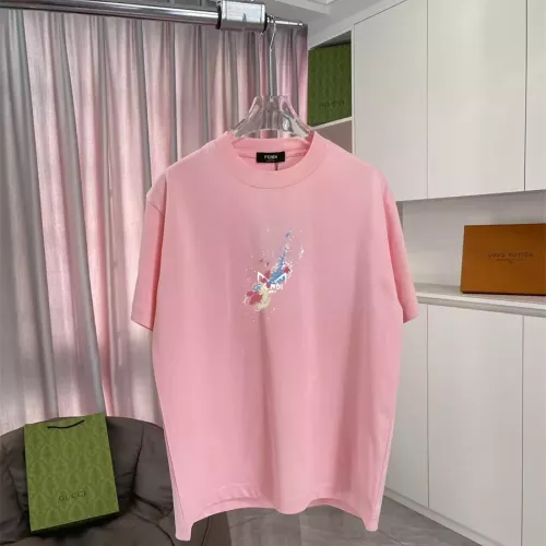 Replica Fendi T-Shirts Short Sleeved For Unisex #1343286 $42.00 USD for Wholesale