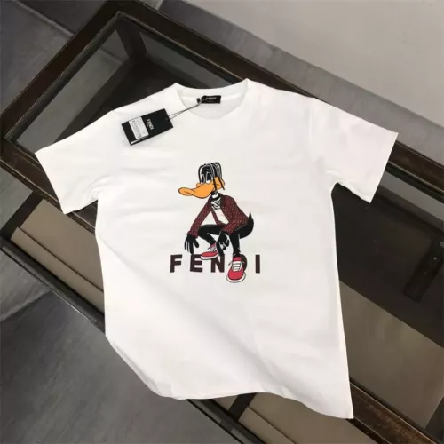 Cheap Fendi T-Shirts Short Sleeved For Men #1343288, $$45.00 USD On Fendi T-Shirts