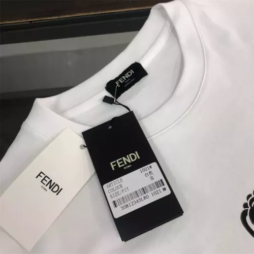 Replica Fendi T-Shirts Short Sleeved For Men #1343288 $45.00 USD for Wholesale