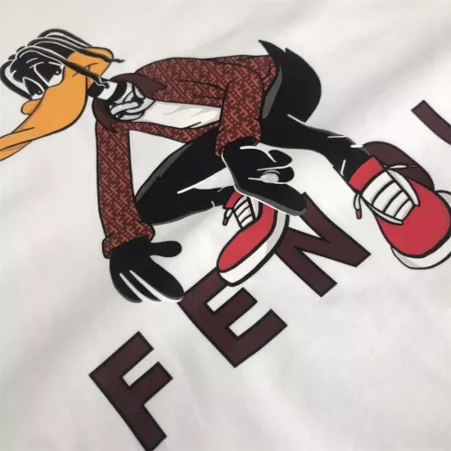 Replica Fendi T-Shirts Short Sleeved For Men #1343288 $45.00 USD for Wholesale