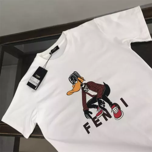Replica Fendi T-Shirts Short Sleeved For Men #1343288 $45.00 USD for Wholesale