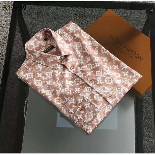 Replica Louis Vuitton LV Shirts Long Sleeved For Men #1343570 $38.00 USD for Wholesale