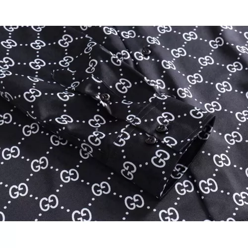 Replica Gucci Shirts Long Sleeved For Men #1343578 $52.00 USD for Wholesale