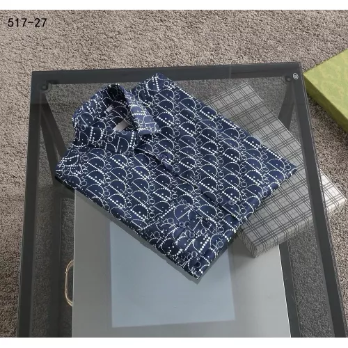 Replica Christian Dior Shirts Long Sleeved For Men #1343580 $52.00 USD for Wholesale