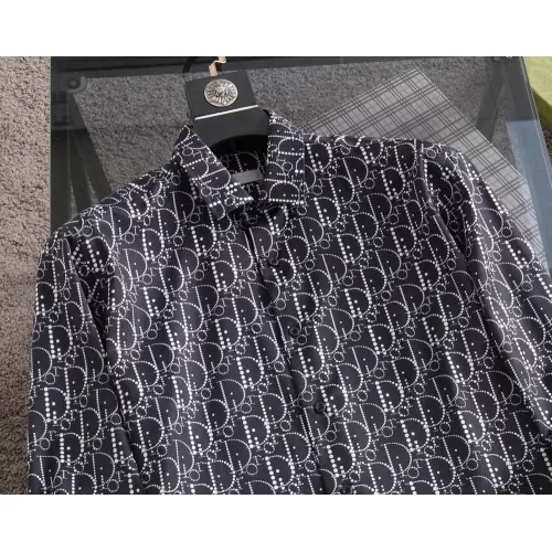 Replica Christian Dior Shirts Long Sleeved For Men #1343581 $52.00 USD for Wholesale