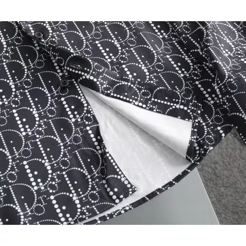 Replica Christian Dior Shirts Long Sleeved For Men #1343581 $52.00 USD for Wholesale