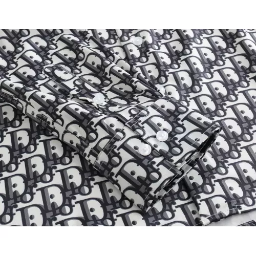 Replica Christian Dior Shirts Long Sleeved For Men #1343582 $52.00 USD for Wholesale