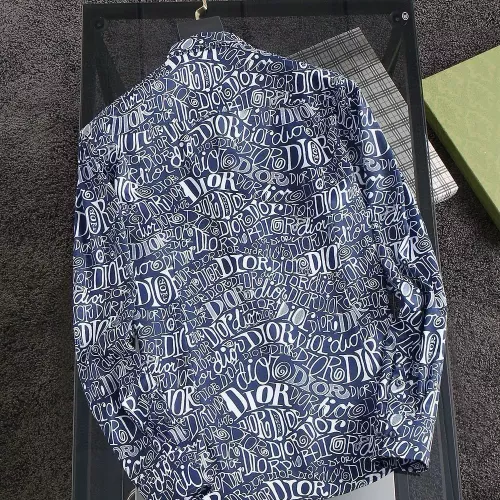 Replica Christian Dior Shirts Long Sleeved For Men #1343585 $52.00 USD for Wholesale