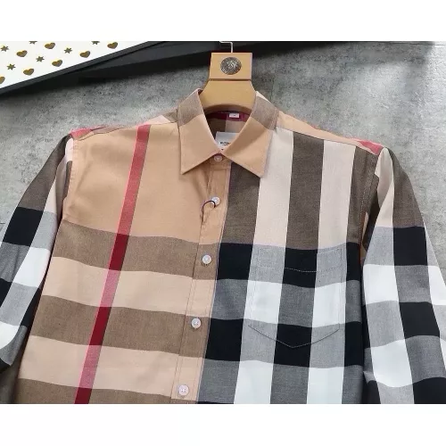 Replica Burberry Shirts Long Sleeved For Men #1343594 $52.00 USD for Wholesale