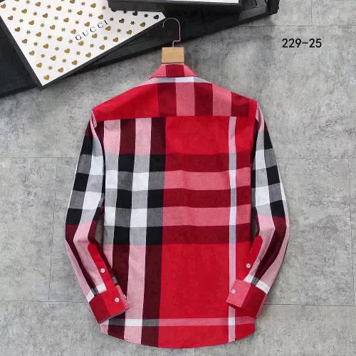 Replica Burberry Shirts Long Sleeved For Men #1343595 $52.00 USD for Wholesale