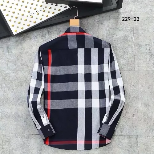 Replica Burberry Shirts Long Sleeved For Men #1343596 $52.00 USD for Wholesale