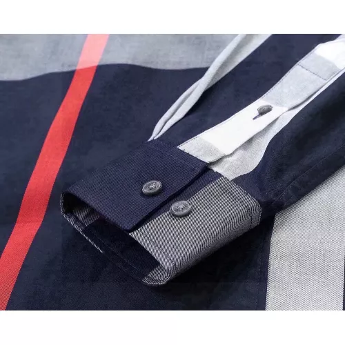 Replica Burberry Shirts Long Sleeved For Men #1343596 $52.00 USD for Wholesale