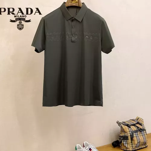 Cheap Prada T-Shirts Short Sleeved For Men #1343721, $$48.00 USD On Prada T-Shirts