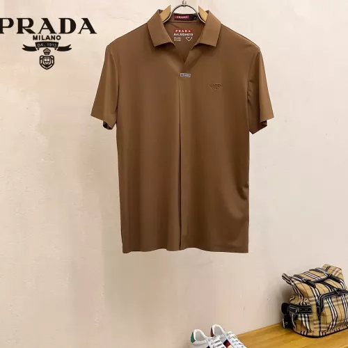 Replica Prada T-Shirts Short Sleeved For Men #1343728 $52.00 USD for Wholesale