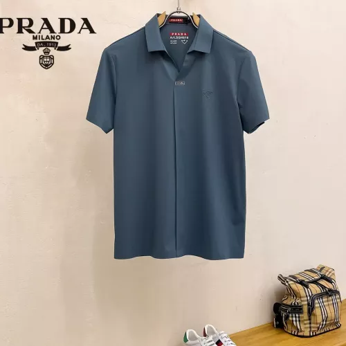 Cheap Prada T-Shirts Short Sleeved For Men #1343729, $$52.00 USD On Prada T-Shirts