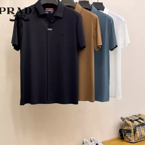 Replica Prada T-Shirts Short Sleeved For Men #1343730 $52.00 USD for Wholesale
