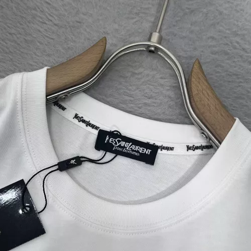 Replica Yves Saint Laurent YSL T-shirts Short Sleeved For Men #1343763 $92.00 USD for Wholesale