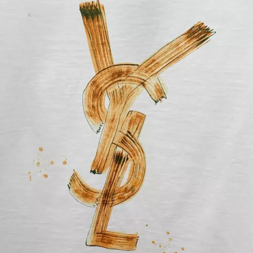 Replica Yves Saint Laurent YSL T-shirts Short Sleeved For Men #1343783 $60.00 USD for Wholesale