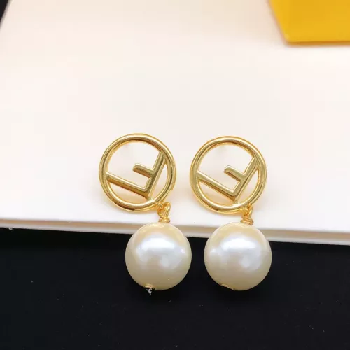 Replica Fendi Earrings For Women #1344039 $27.00 USD for Wholesale