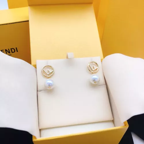 Replica Fendi Earrings For Women #1344039 $27.00 USD for Wholesale