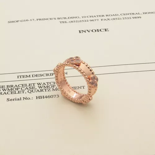 Cheap Van Cleef &amp; Arpels Rings In Rose Gold For Women #1344162, $$32.00 USD On Van Cleef &amp; Arpels Rings