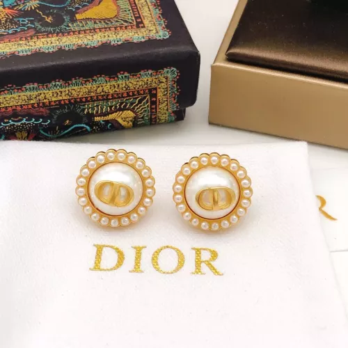 Replica Christian Dior Earrings For Women #1344322 $27.00 USD for Wholesale