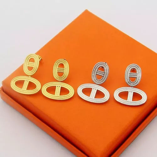 Replica Hermes Earrings For Women #1344545 $25.00 USD for Wholesale