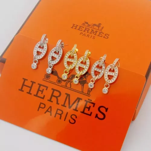Replica Hermes Earrings For Women #1344547 $25.00 USD for Wholesale