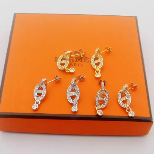 Replica Hermes Earrings For Women #1344547 $25.00 USD for Wholesale