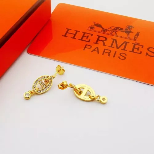Replica Hermes Earrings For Women #1344548 $25.00 USD for Wholesale