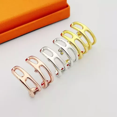 Replica Hermes Earrings For Women #1344557 $25.00 USD for Wholesale