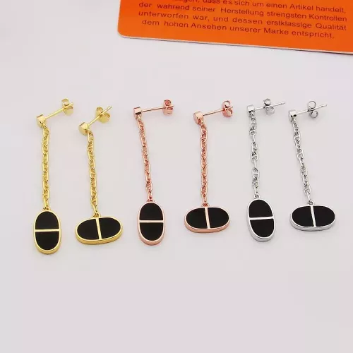 Replica Hermes Earrings For Women #1344605 $25.00 USD for Wholesale