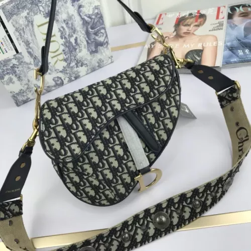 Cheap Christian Dior AAA Quality Messenger Bags In Navy For Women #1344697, $$82.00 USD On Christian Dior AAA Quality Messenger Bags