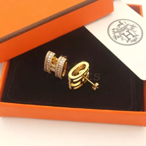 Replica Hermes Earrings For Women #1344775 $32.00 USD for Wholesale